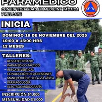Convocatoria Paramédico